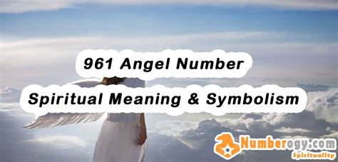 angel number 961|Angel Numbers